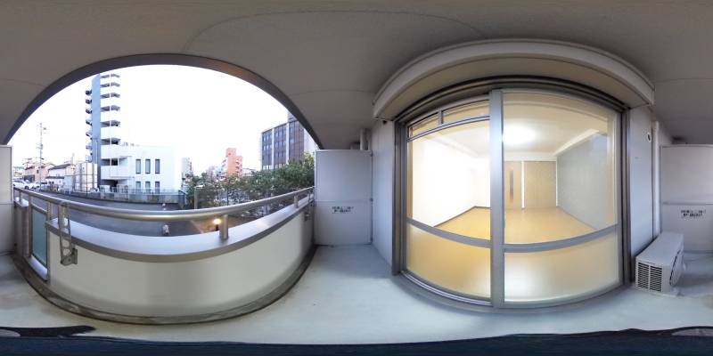 パノラマ画像バスルーム