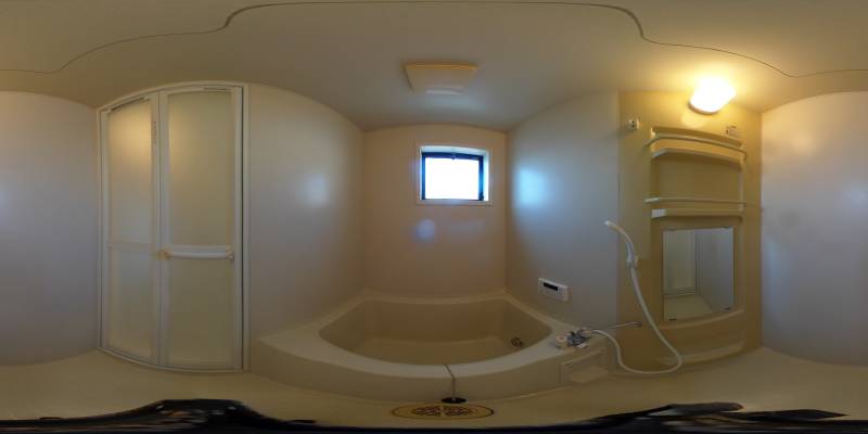 パノラマ画像バスルーム