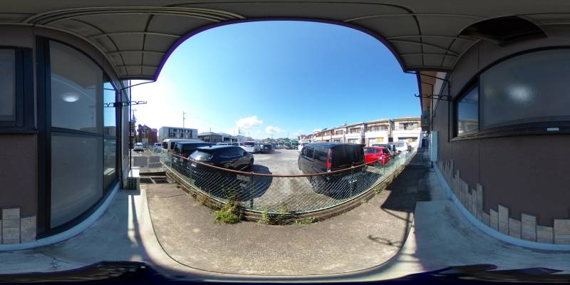 パノラマ画像バルコニー