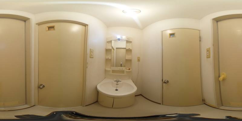 パノラマ画像洗面所