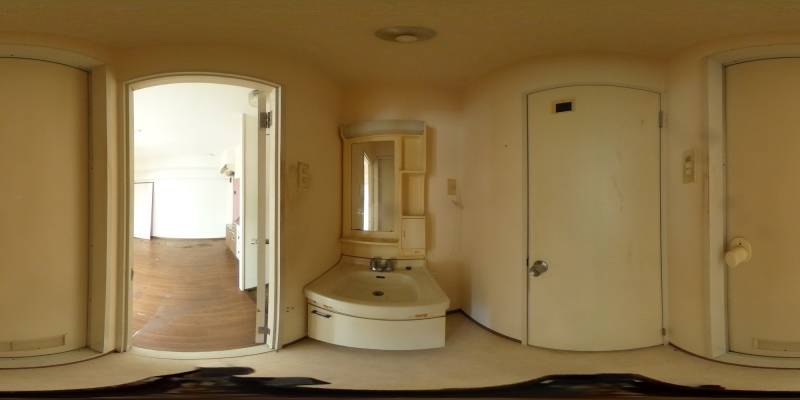 パノラマ画像洗面所