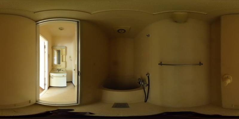 パノラマ画像バスルーム