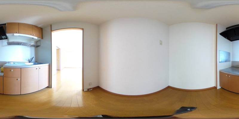 パノラマ画像キッチン