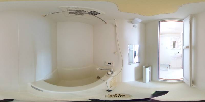 パノラマ画像バスルーム