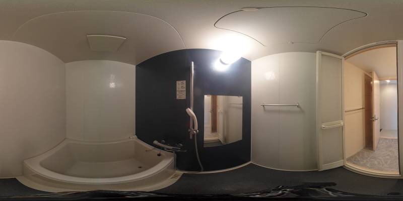 パノラマ画像バスルーム