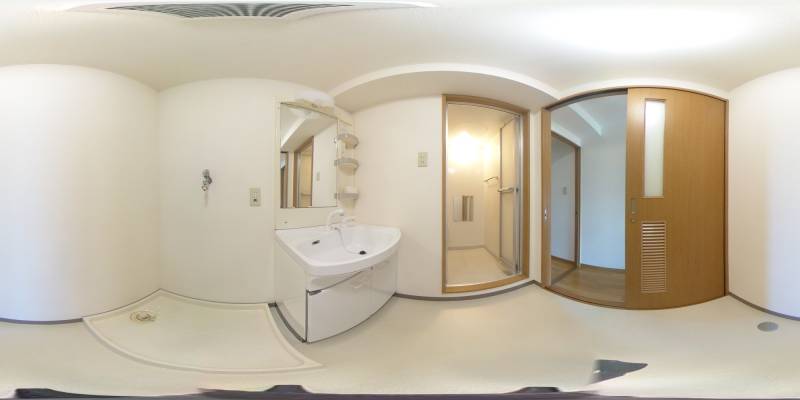 パノラマ画像洗面所