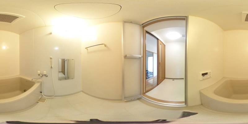 パノラマ画像バスルーム