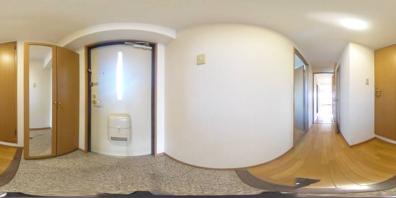 パノラマ画像玄関