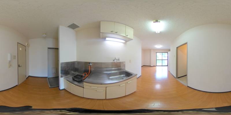 パノラマ画像キッチン
