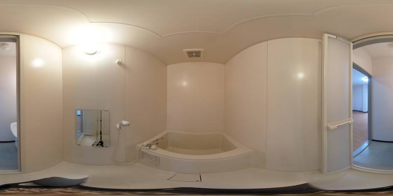 パノラマ画像バスルーム