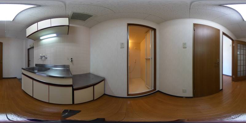 パノラマ画像キッチン