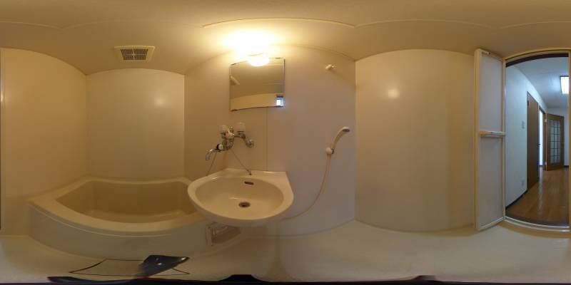 パノラマ画像バスルーム