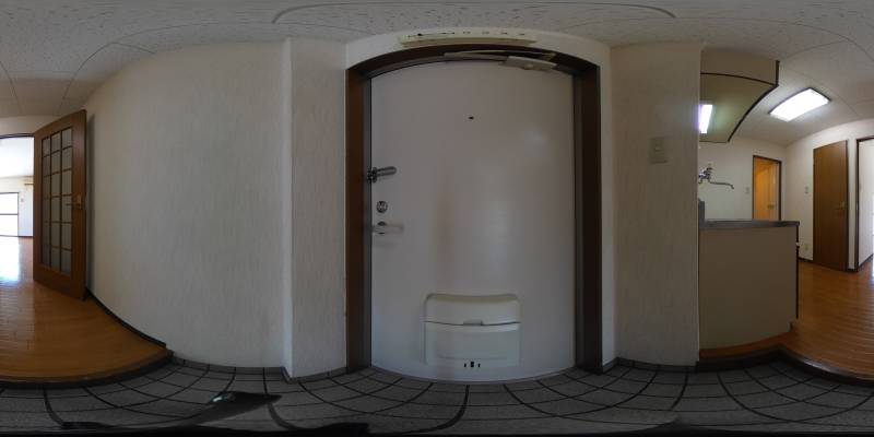 パノラマ画像玄関