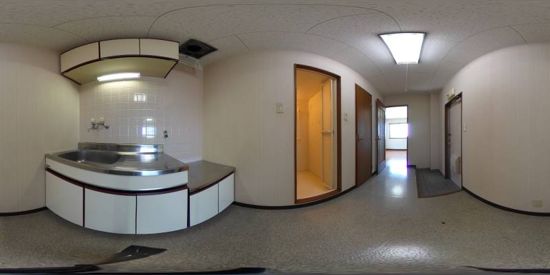 パノラマ画像キッチン