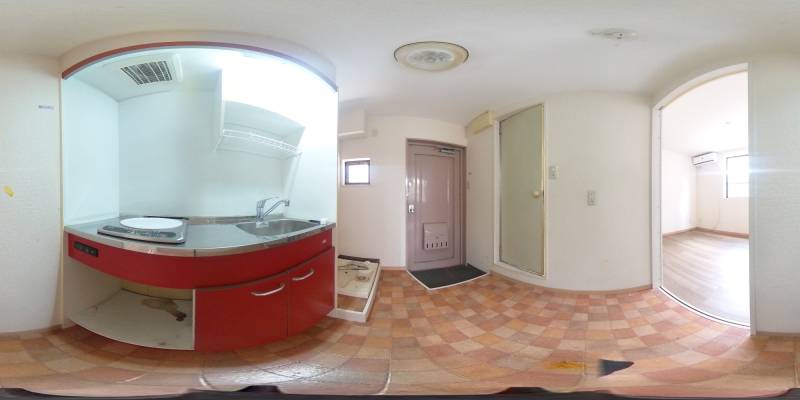 パノラマ画像キッチン