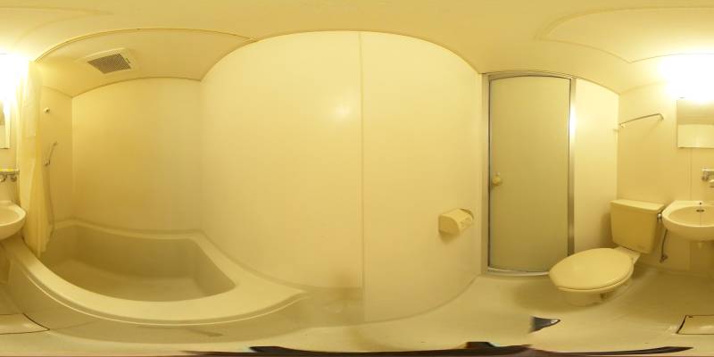 パノラマ画像バスルーム