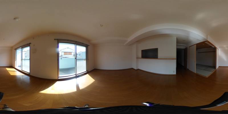 パノラマ画像リビング