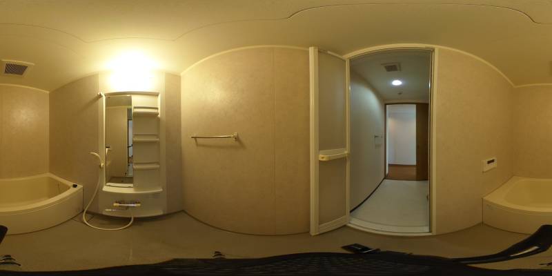 パノラマ画像バスルーム