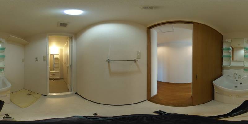 パノラマ画像洗面所