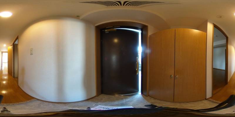 パノラマ画像玄関