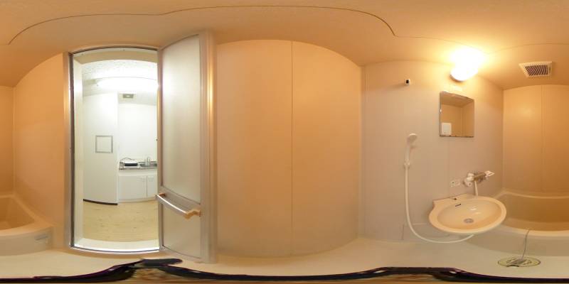 パノラマ画像バスルーム