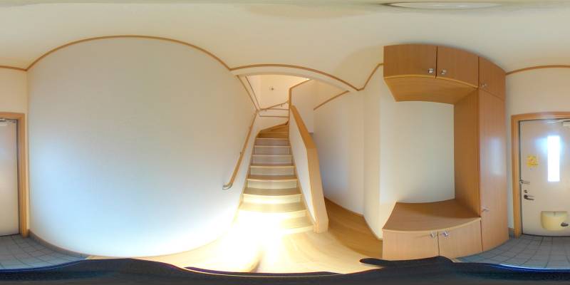 パノラマ画像玄関