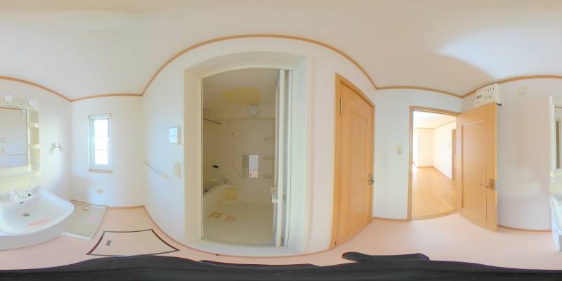 パノラマ画像洗面所