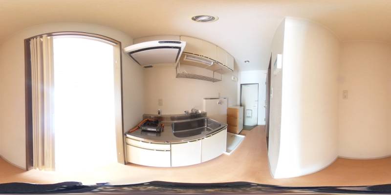 パノラマ画像キッチン