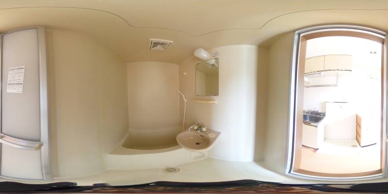 パノラマ画像洗面所