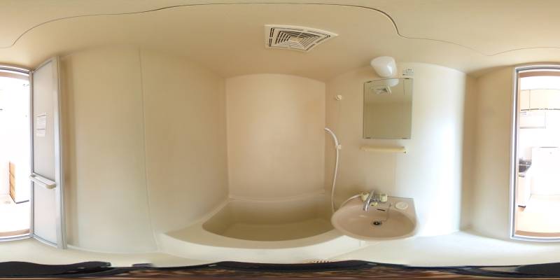 パノラマ画像バスルーム