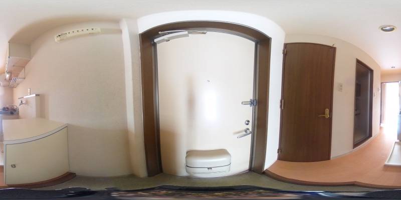 パノラマ画像玄関