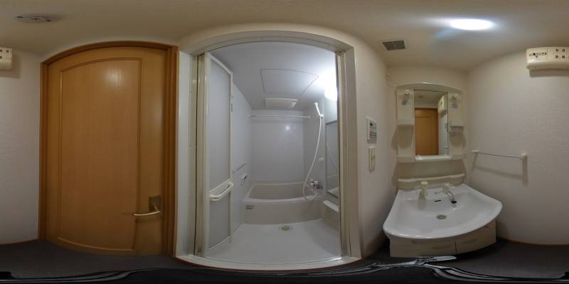 パノラマ画像洗面所