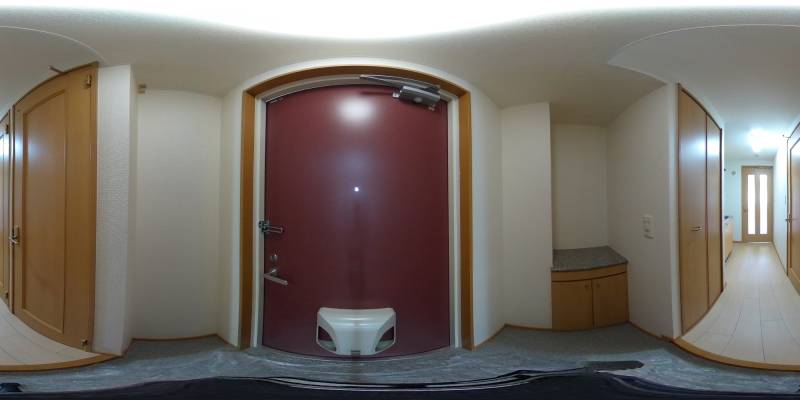 パノラマ画像玄関