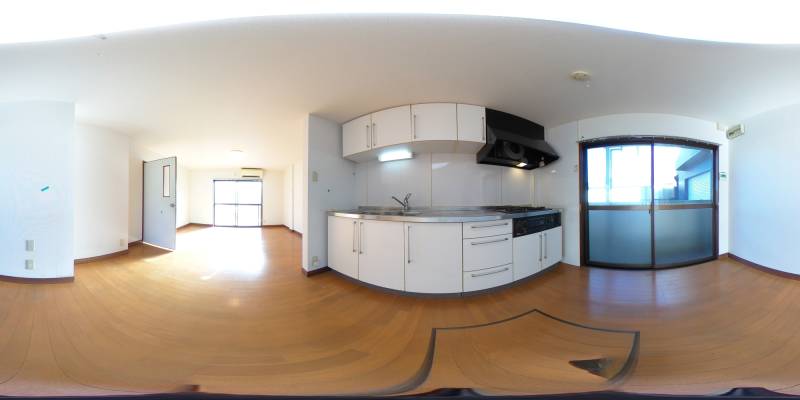 パノラマ画像キッチン