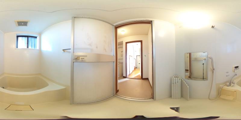 パノラマ画像バスルーム