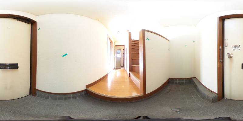 パノラマ画像玄関