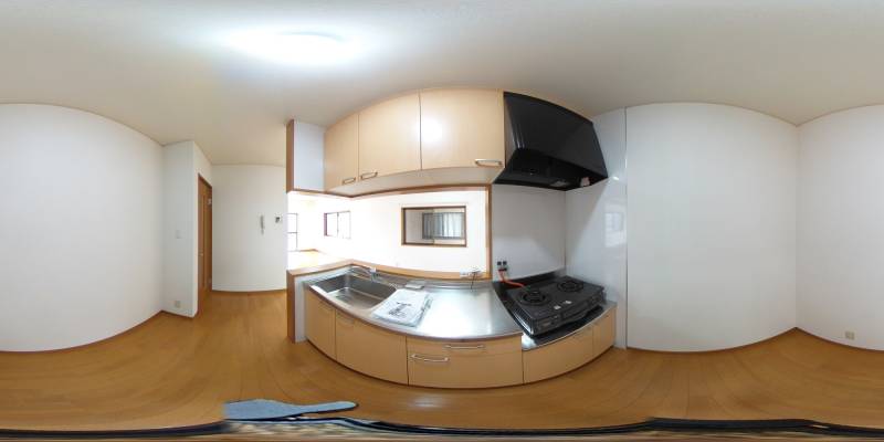パノラマ画像キッチン
