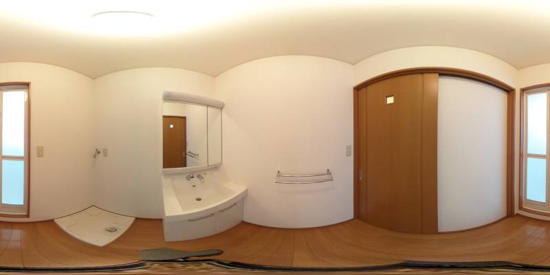 パノラマ画像洗面所