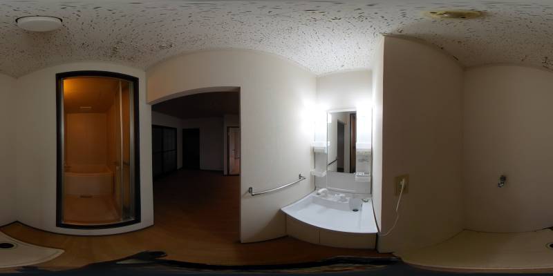 パノラマ画像洗面所