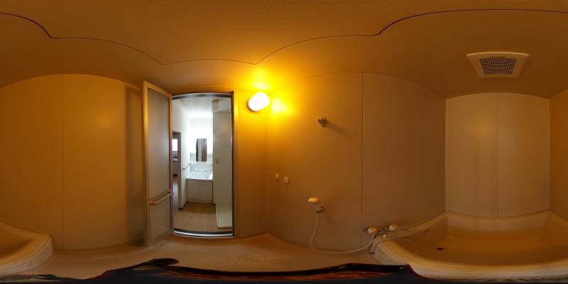 パノラマ画像バスルーム