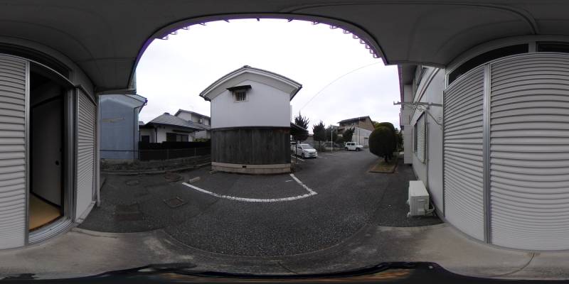 パノラマ画像バルコニー