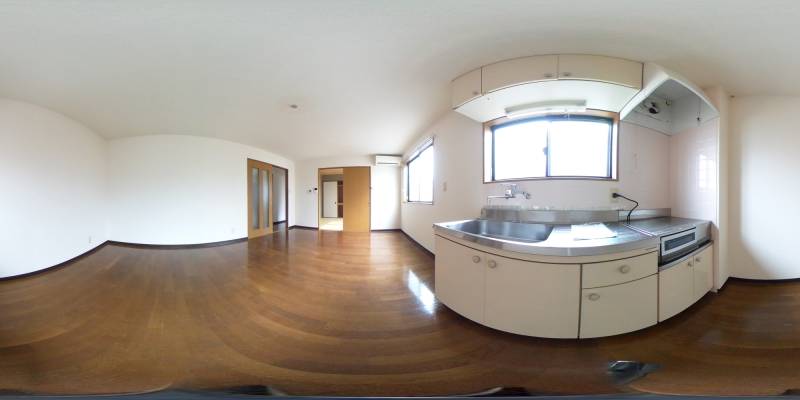 パノラマ画像キッチン