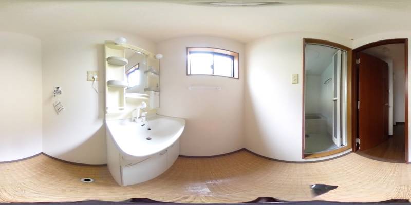 パノラマ画像洗面所