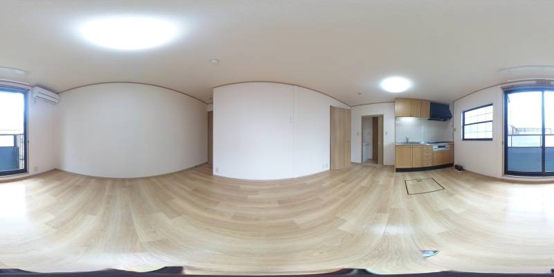 パノラマ画像リビング