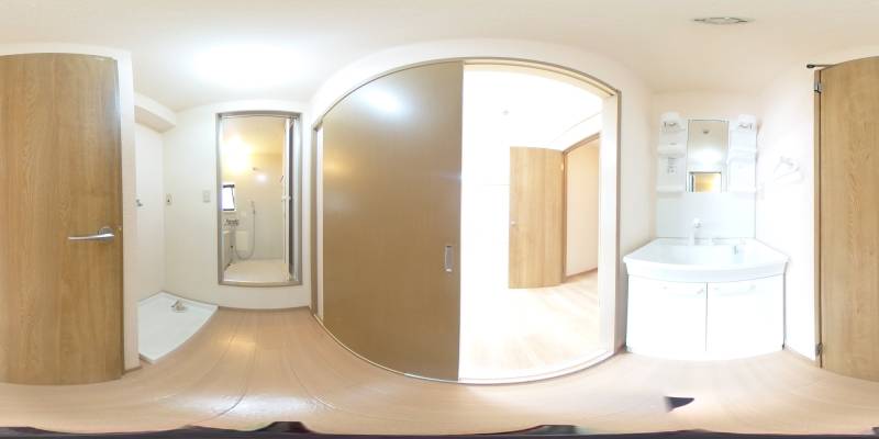 パノラマ画像洗面所