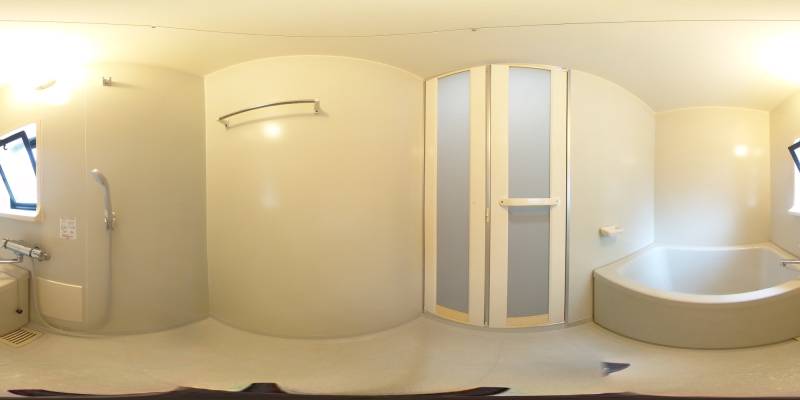 パノラマ画像バスルーム