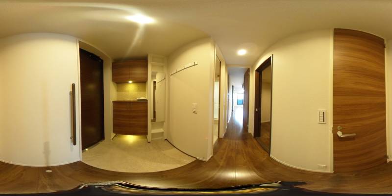 パノラマ画像玄関