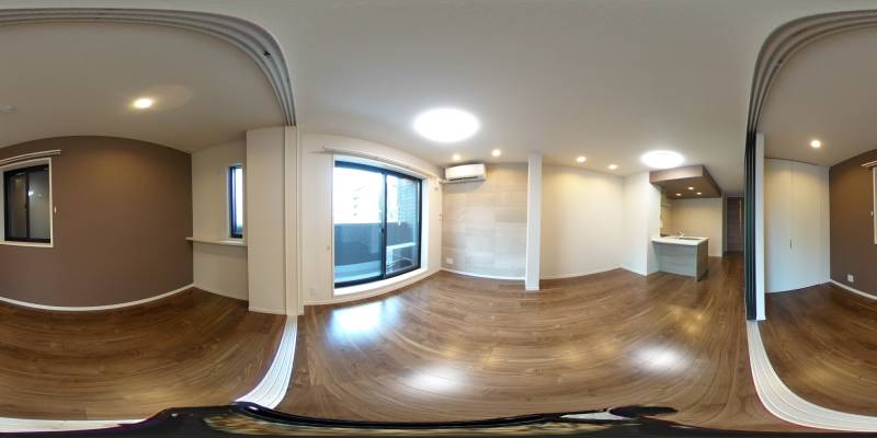 パノラマ画像洋室