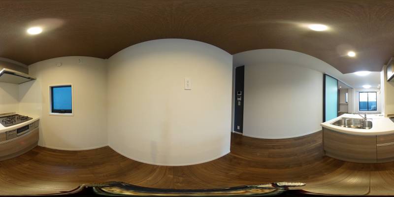 パノラマ画像キッチン