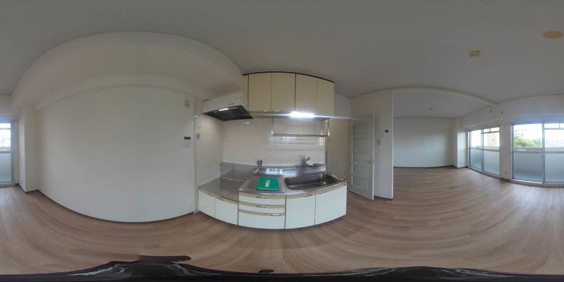 パノラマ画像キッチン